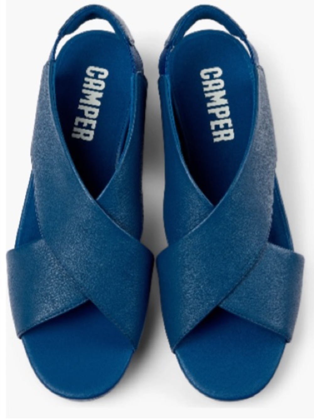 Camper Sella Nudo Crisscross Slingback Sandal, Navy, Size EU42/US10.5